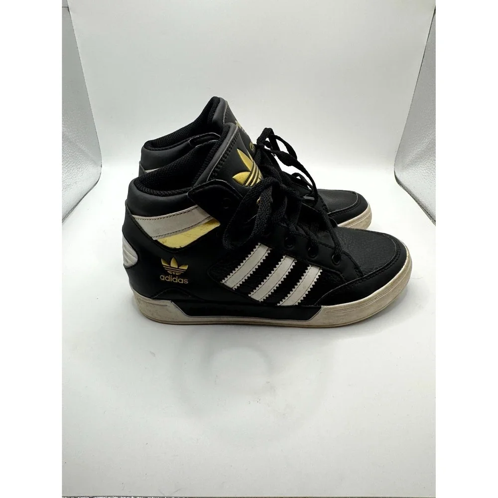 Adidas Originals Drop Step 360 C PS‎ FV5735 Kids 1.5 Sneaker Black Leather Shoes